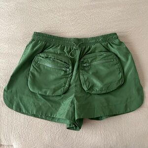 Fashionnova olive green cargo shorts